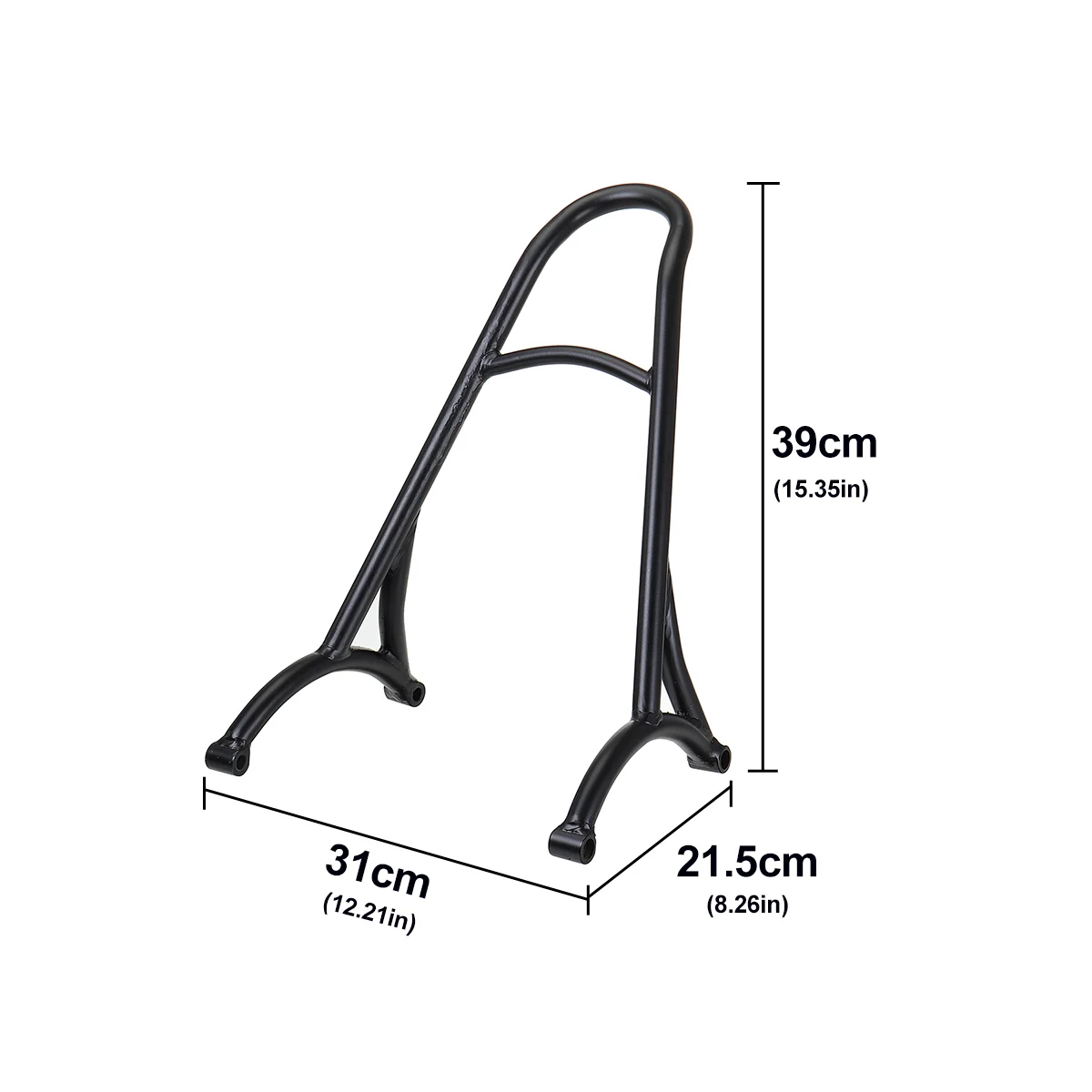 

Black Motorcycle Sissy Bar Rear Passenger Backrest Pad For Harley For Sportster XL Iron Nightster 883 1200 Forty Eight 48