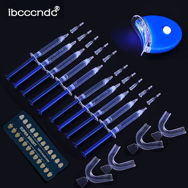 Teeth Whitening Kit Dental Bleaching System Oral Gel Tooth Whitener New Equipment Professional | Красота и здоровье