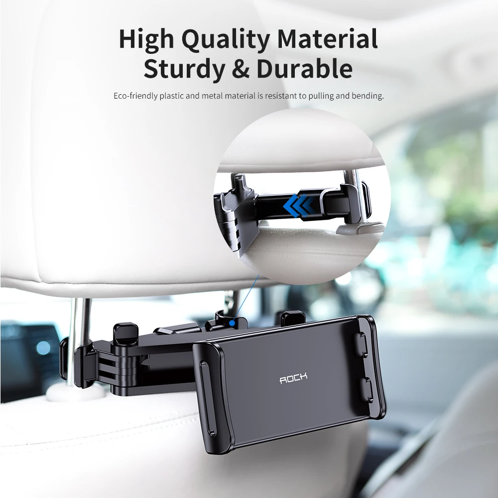rock car back seat headrest holder flexible 360° rotating for 4 11inch pad car phone holder backseat mount for tablet pc auto free global shippi