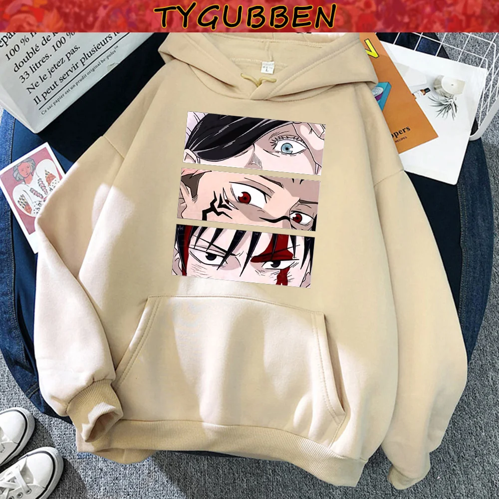 

Jujutsu Kaisen Anime Character Eyes Aesthetic Printhoodies Women Sweetshirts Harajuku Street Style Drop Shipping Unisex Y2k Tops