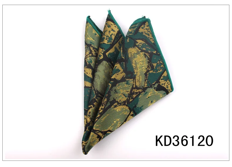 KD36120 Модное цветочное карманное квадратное для мужчин и женщин полотенце для сундуков носовые платки для джентльменов мужские костюмы платок мультяшное карманное полотенце - Цвет: KD36120