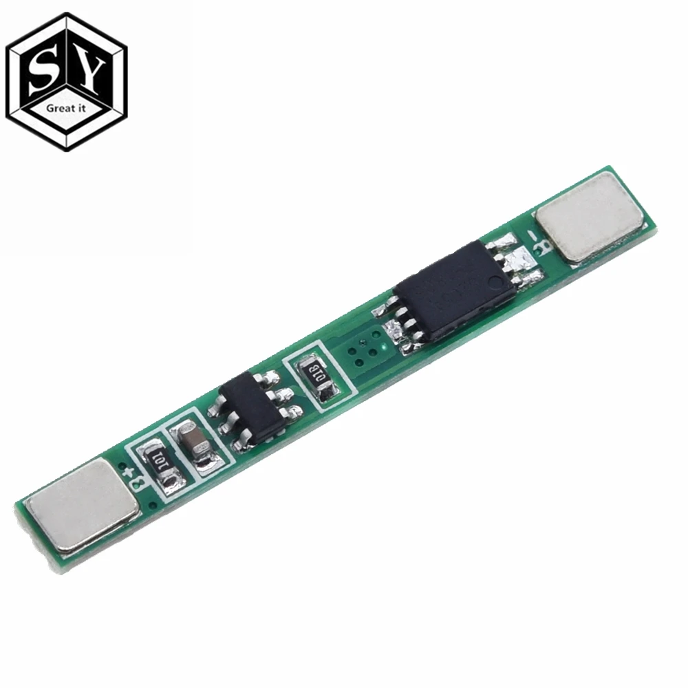 Защитная плата Great IT 1S 3 7 В А li ion BMS PCM для литий ионных аккумуляторов 18650 5 шт.|bms