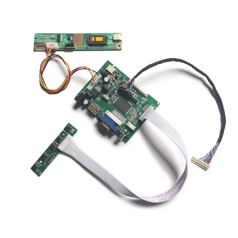 

1-CCFL For LP133WX1/LP121WX1 Screen Panel Controller Driver Board DIY Kit 1280*800 20 Pin LVDS LCD Monitor VGA 2AV