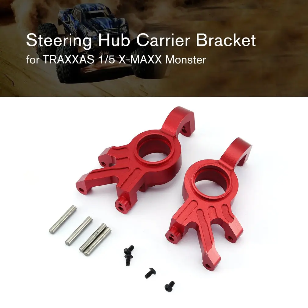 2 шт. ЧПУ рулевая ступица поворотный рычаг ось тяга для TRAXXAS 1/5 X-MAXX монстр грузовик