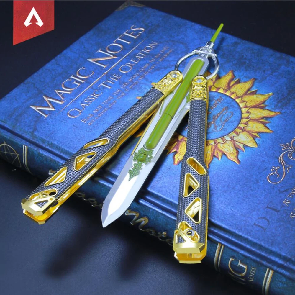 Apex легенды игры октанового числа Фамильные Ножи Косплэй нож бабочка балисонг