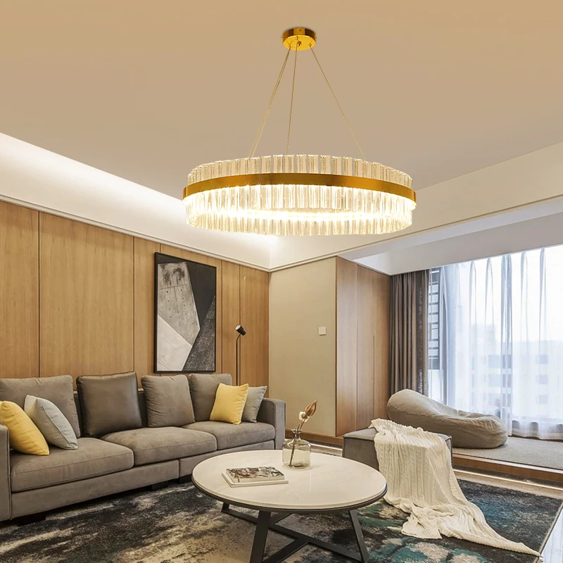 Скандинавская светодиодный ная хрустальная люстра современный светильник для