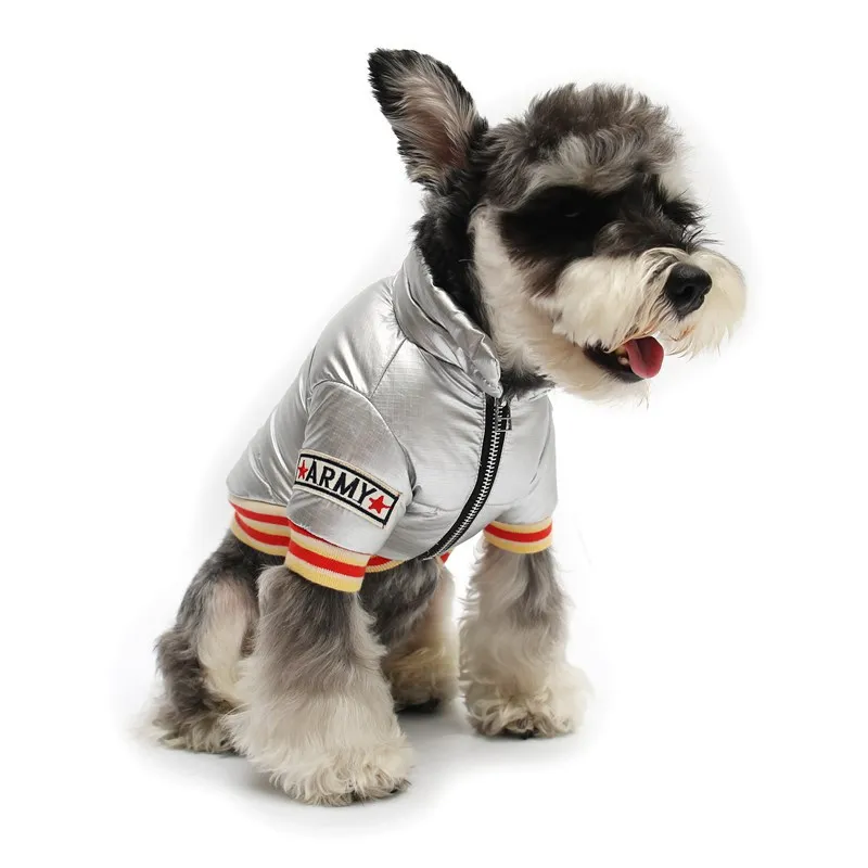 Зимняя одежда для собак супер теплое толстое хлопковое пальто пуховик маленьких