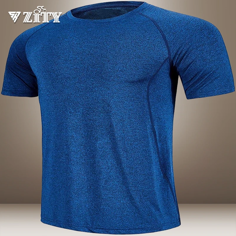 

Men's-Athletic Dry-Fit Shirts Running - Moisture Wicking Short Sleeve
