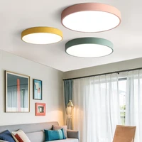 modern led nordic iron round ultra thin bedroom balcony light study room childrens room living decoration ceiling lamp