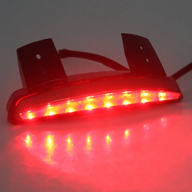 

Motorcycle Rear Fender Tailing Edge Red LED Brake Tail light For Harley Sportster XL 883 1200 Cafe Racer Forty-Eight 2010-2014