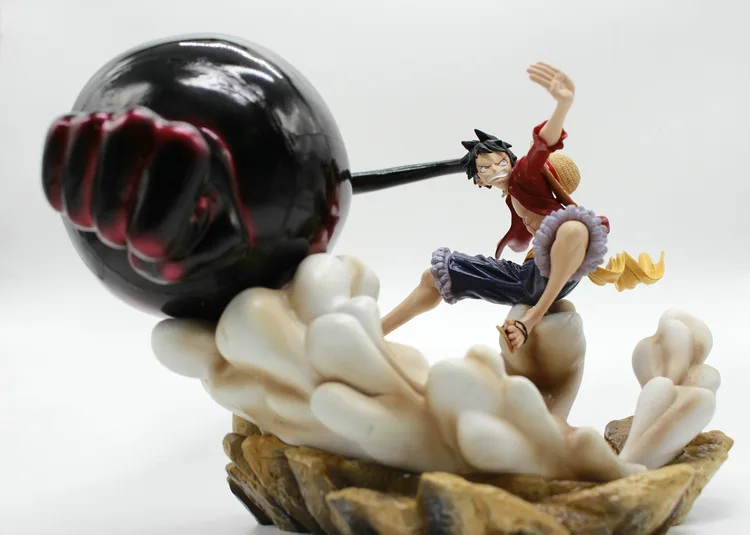 Одна штука Luffy Gear Third Elephant Gun ПВХ фигурка одна Обезьяна D Коллекционная