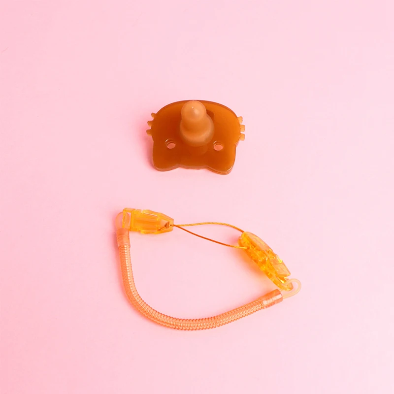 

Baby Silicone Pacifier Soothing Infants Bite Chew Supplies Newborn Comfort Appease Nipple Flat Teat Pacifiers