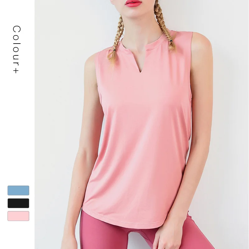 Спортивный жилет женская Свободная одежда для бодибилдинга быстросохнущая