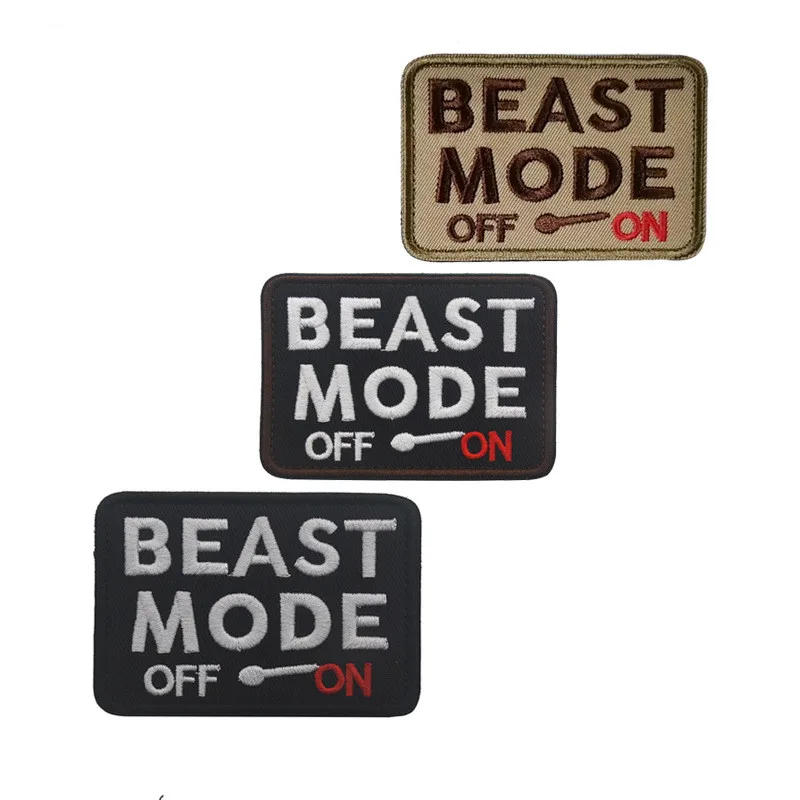 Вышивка в стиле милитари прочные значок зверь режим выключения по декоративная