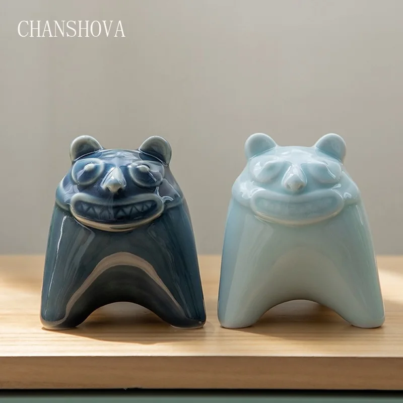 CHANSHOVA Традиционный китайский стиль тигровый чай ручной работы животное