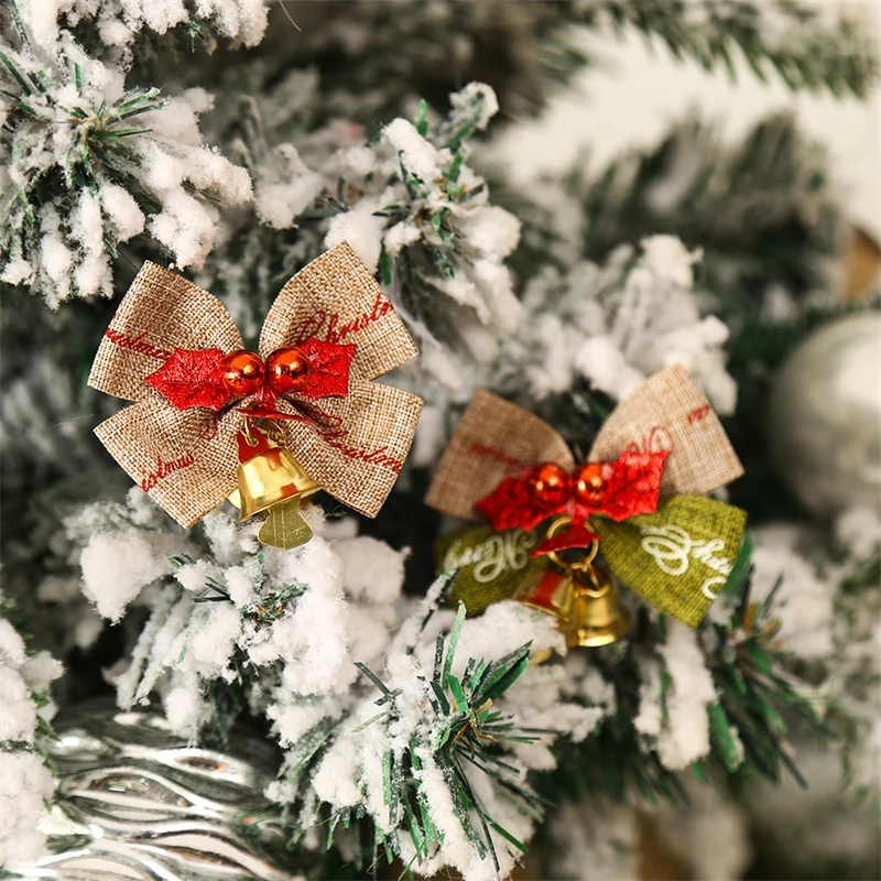 

Украшения для новогодней елки, Рождественский колокольчик, подвесные Подвески, Рождественское украшение для дома, подарок для рождественс...