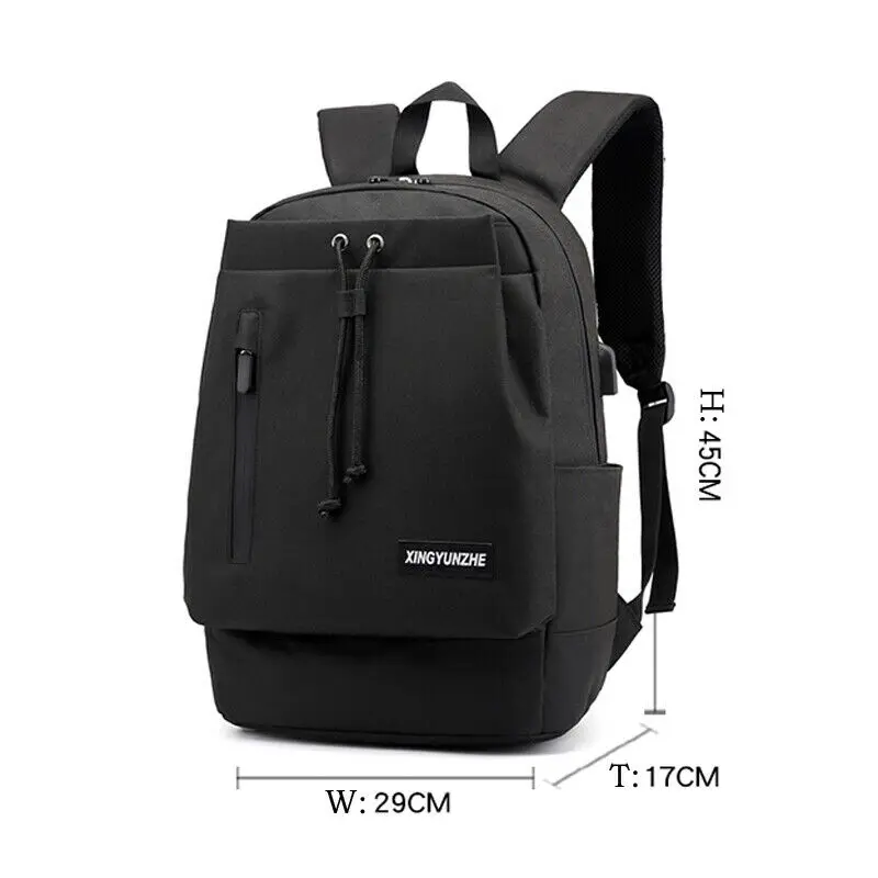 Водонепроницаемый рюкзак для женщин мужские школьные сумки модные USB зарядка