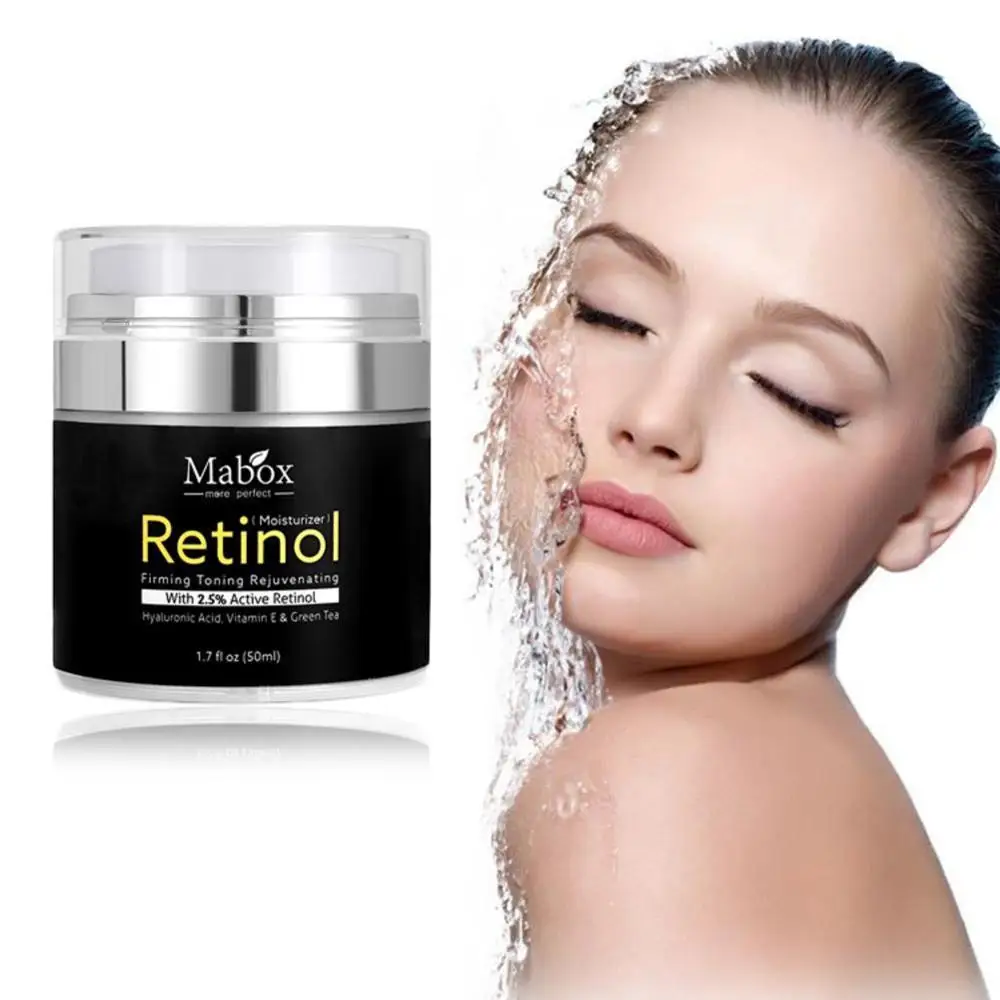 MABOX Retinol 2.5% увлажнитель для лица крем и глаз Гиалуроновая Кислота Витамин Е Лучший
