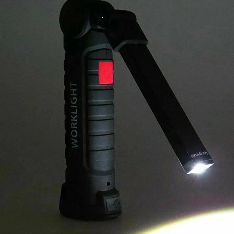 

Складной перезаряжаемый COB светодиодный тонкий автомобильный рабочий светильник яркий ручной фонасветильник для осмотра с магнитом