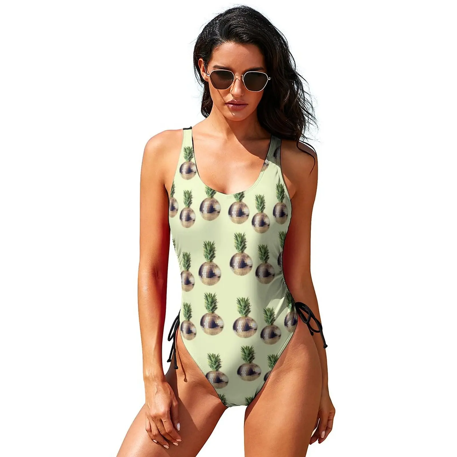 

Disco Swimsuit Cute Festival Swimwear Young Whole Sale 1 Piece Bathing Suit