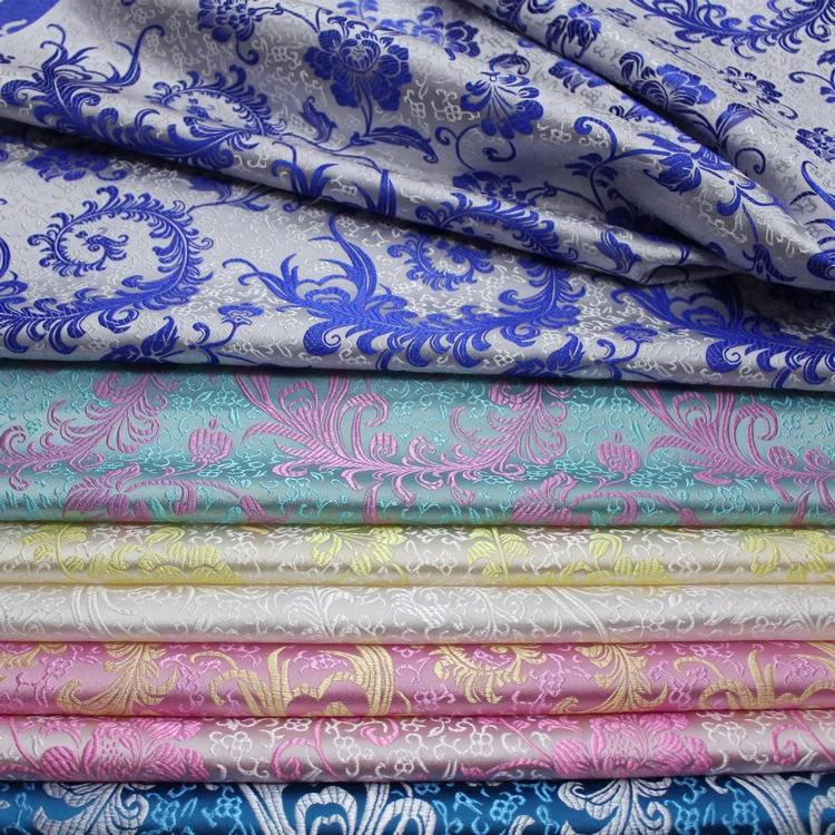 Стильное детское платье ханьфу халат крученая шелковая ткань жаккардовая парча