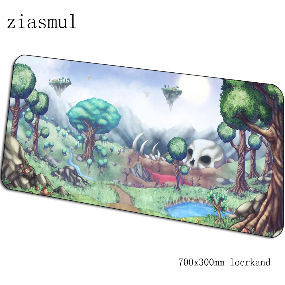 terraria mouse pad 70x30cm gaming mousepad Boy Gift office notbook desk mat cool Kawaii padmouse games pc gamer mats - Цвет: pattern 11