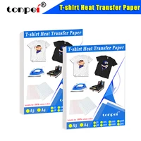 a3 a4 t shirt heat transfer paper for light dark color 100 cotton fabrics cloth inkjet printing design