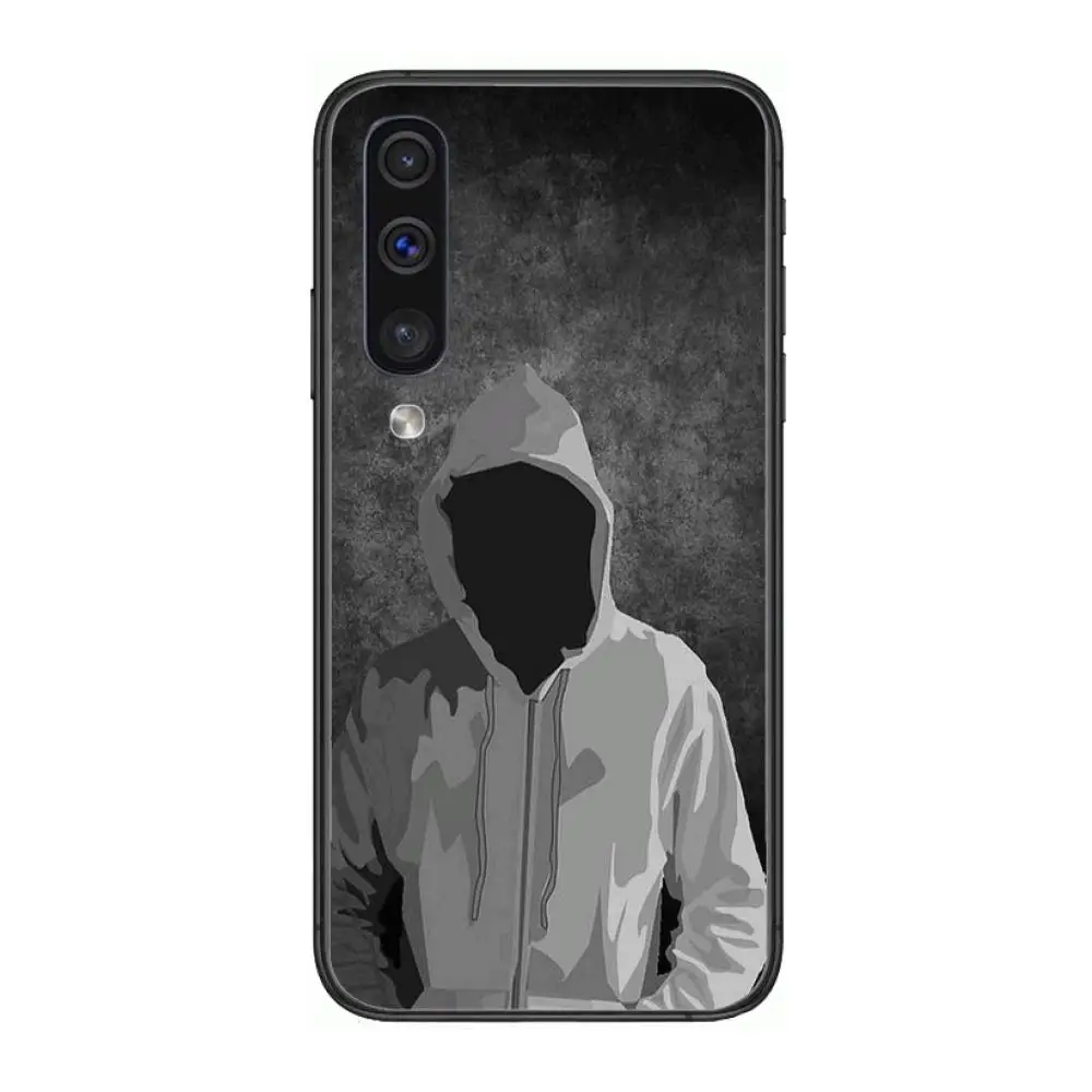 

Mysterious people Phone Case Hull For Samsung Galaxy A 3 5 6 7 8 9 E 2018 Plus 2017 E S Black Shell Art Cell Cover TPU