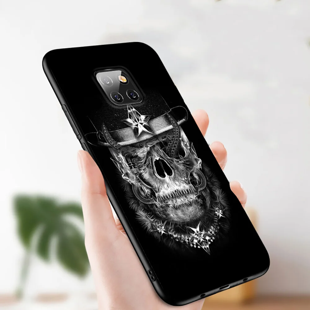 WEBBEDEPP мягкий чехол с черепом для Huawei Honor 6A 7A 7X 7C 8 8A 8X 8C 9 9A 9X 10X Y6P Note 10 20S Lite Pro |