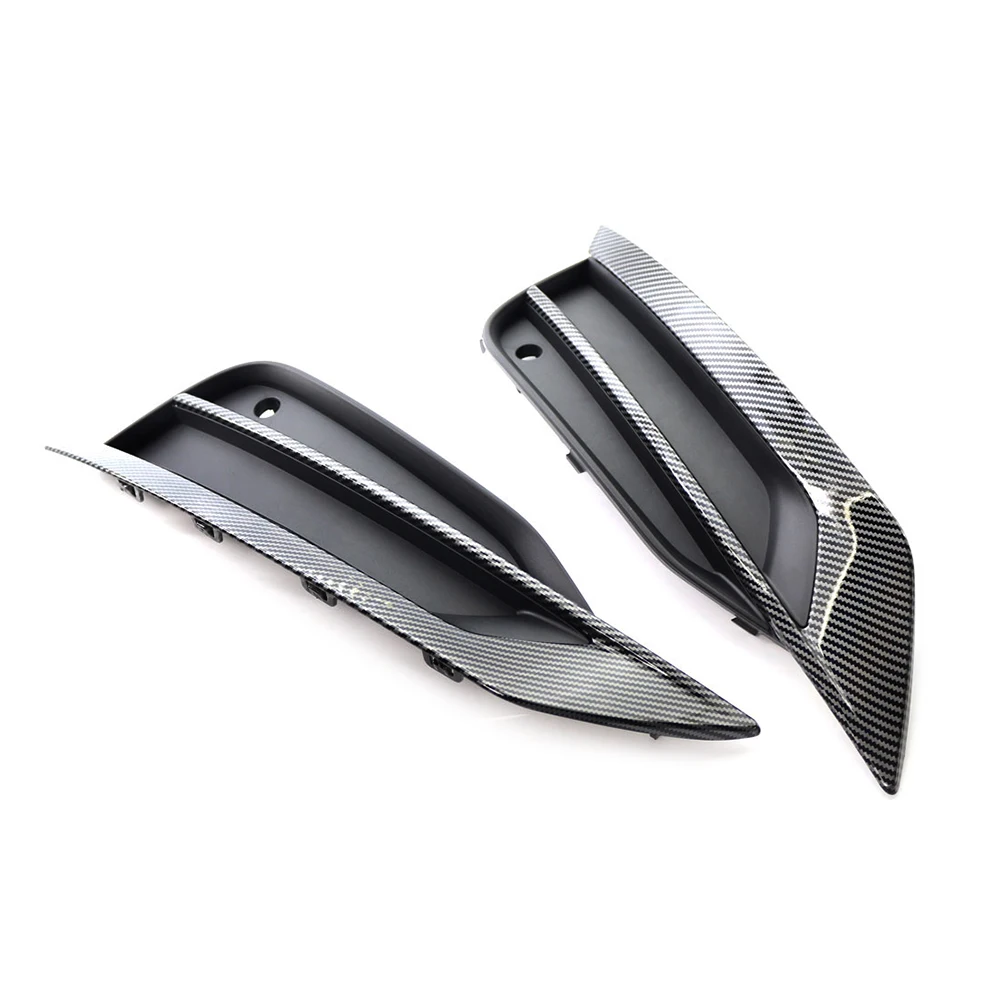 2 шт. автомобильный ABS передний нижний бампер противотуманная фара сетка защитная