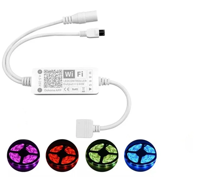 Apple HomeKit приложение 5Pin Светодиодная лента светильник управление Лер RGB лента DC5-25V Диодная Светодиодная лента s светильник Гибкая полоса Голосовое управление