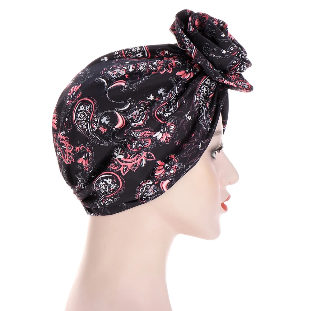 Helisopus головной платок с 3D цветочным принтом в стиле бохо элегантный хлопковый