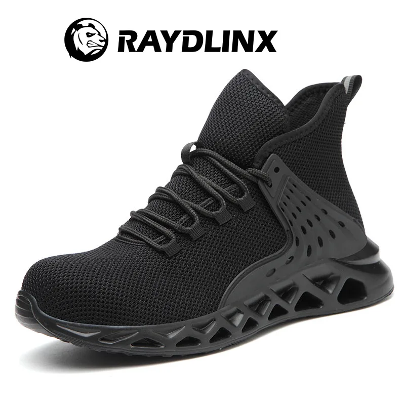 

Safety Shoes Men's Breathable And Antiskid Labor Protection Shoes Steel Head Anti Smash And Stab Proof Work Shoes Are Light