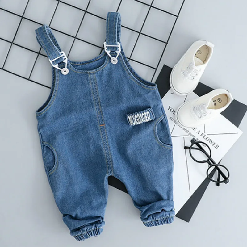 Toddler Baby Boys Long Sleeve T Shirt &amp Denim Overalls 2pcs Clothing Sets Spring Fall Fashionable Cotton Clothes Outfits | Детская