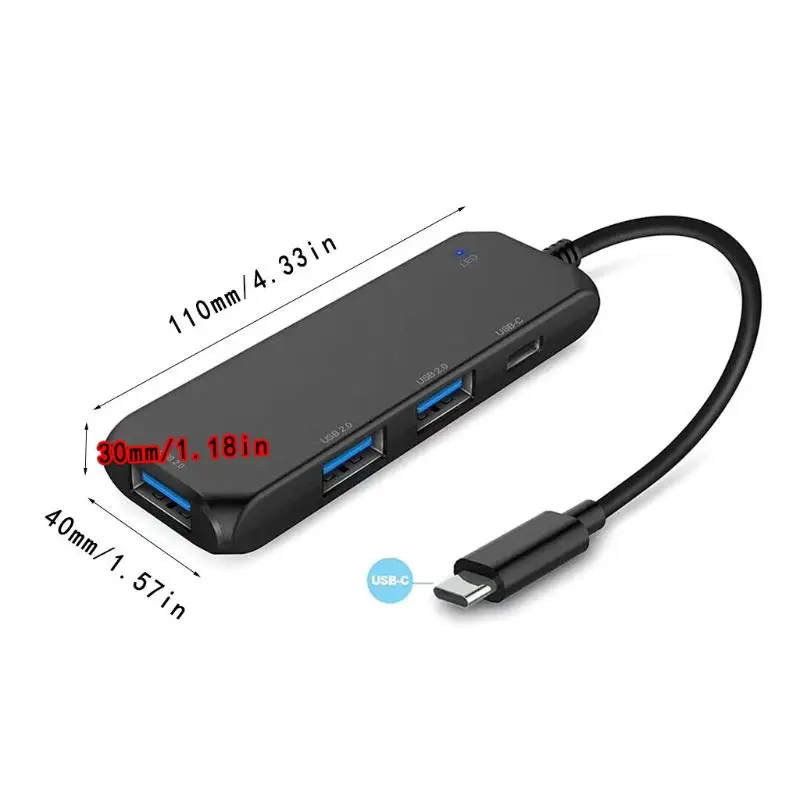 Type-c docking station to hub splitter for MAC BOOK ultrabook computer D08A | Компьютеры и офис