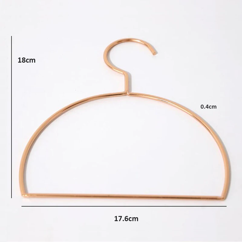 5 шт./лот Золотистый металлический полукруглый ремень для шарфа кольцо хранения