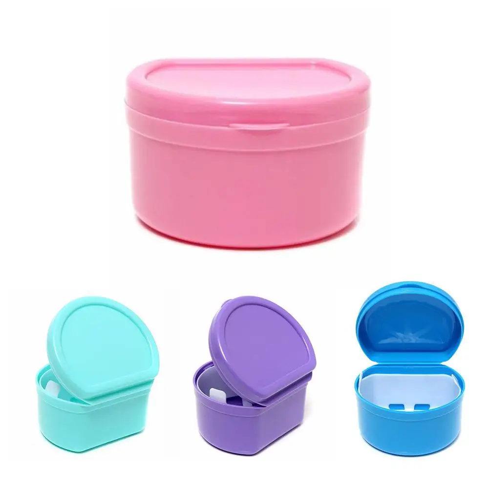 1 шт. необычная портативная коробка для хранения протеза ухода за зубами чехол