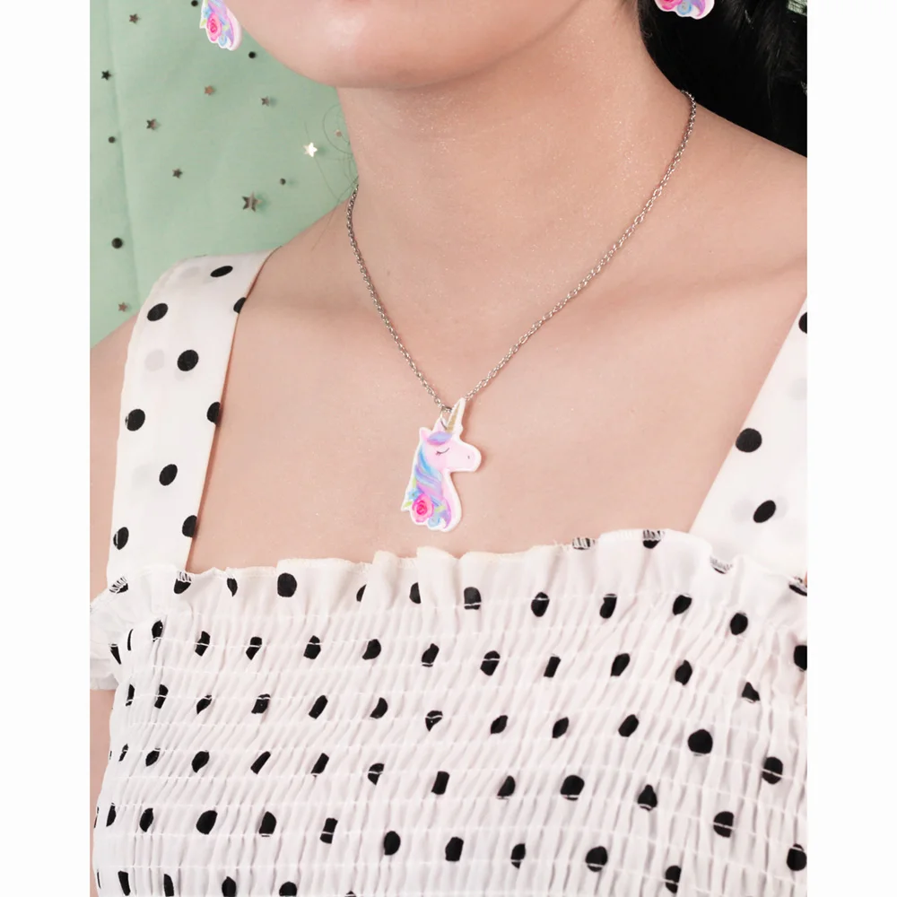 2019 модные подарочные украшения для девочек маленькая красочная женская подвеска