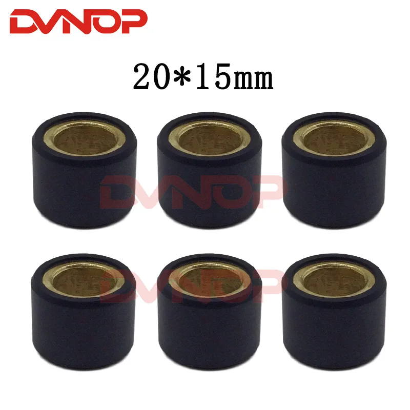 6PCS Clutch Variator Roller  weight set 20x15mm 14g 16g  for CH125 CH150 CF150 SH125 SH150 PCX150 PCX125 B&W DINK KEEWAY OUTLOOK