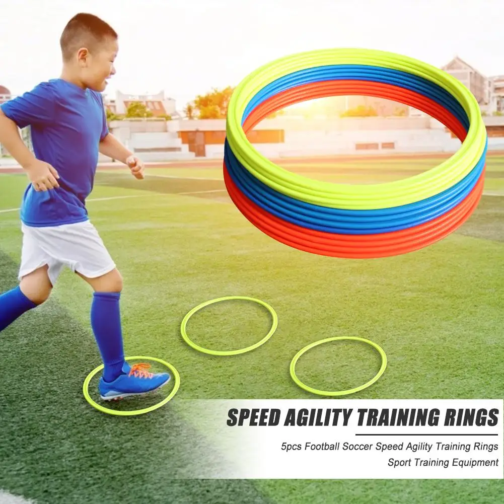 

Durable Agility Training Rings Portable 5pcs/set Football Soccer Speed Agility Training Rings Sport Training Equipment