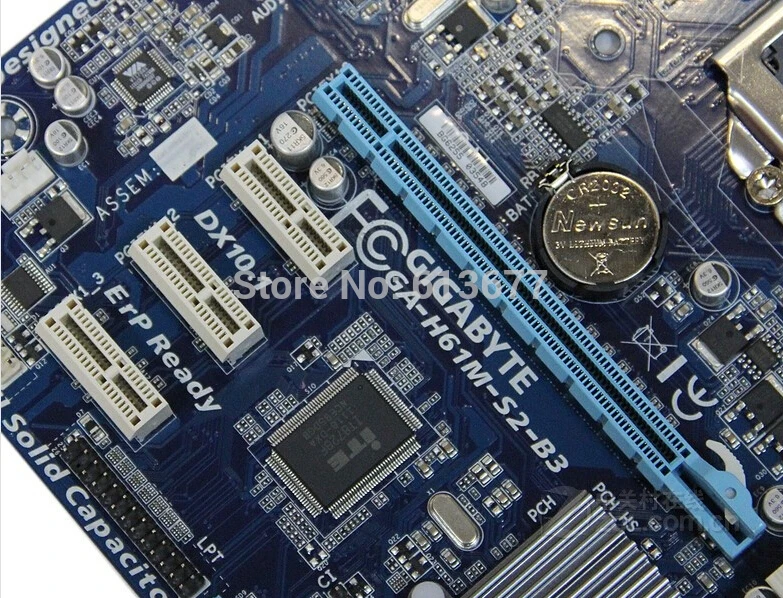 

Gigabyte GA-H61M-S2-B3 H61 DDR3 LGA 1155 Solid