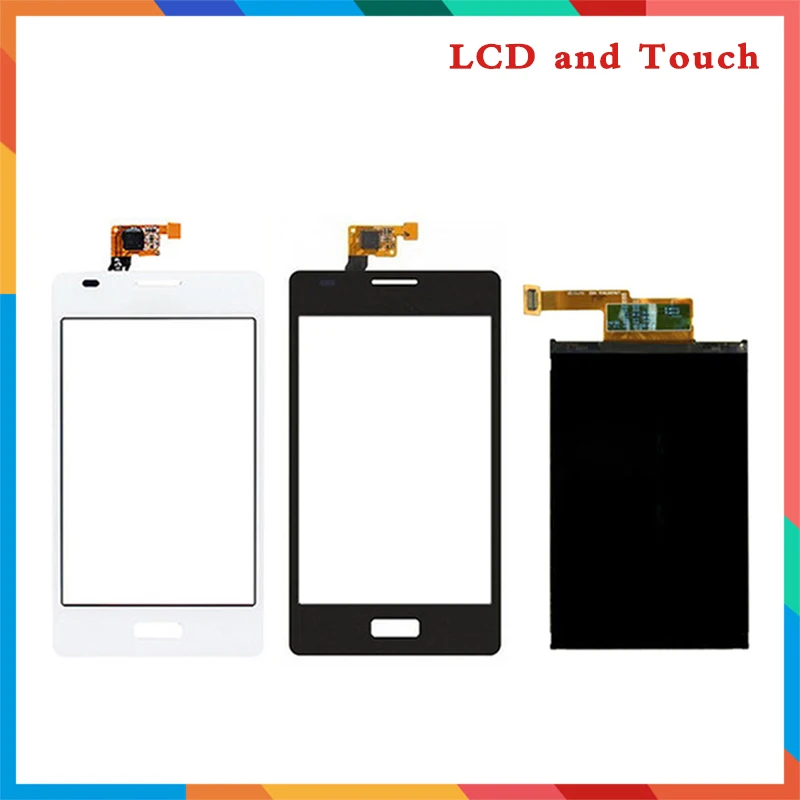 ЖК-дисплей 4 0 дюйма для LG Optimus L5 E610 E612 сенсорный экран с цифровым преобразователем