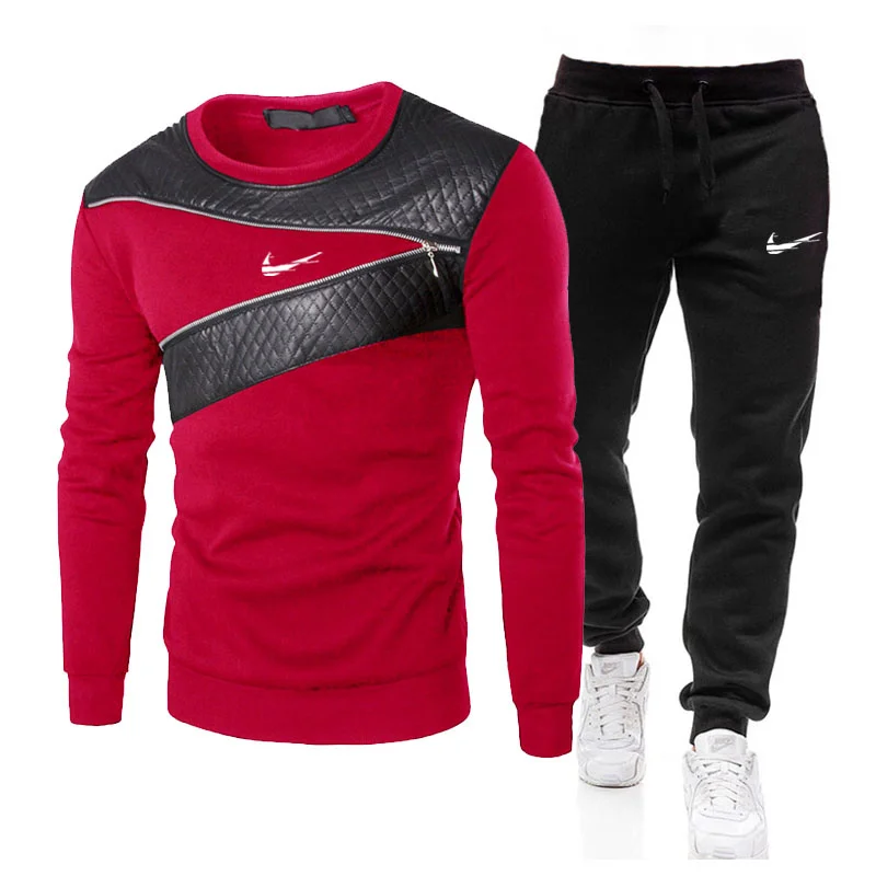 

2021 men INIKE Two Pieces Gym Sets hoodies Tracksuit Men Sportswear Fitness Training Hoodies Sweatshirts Joggers Sweatpants
