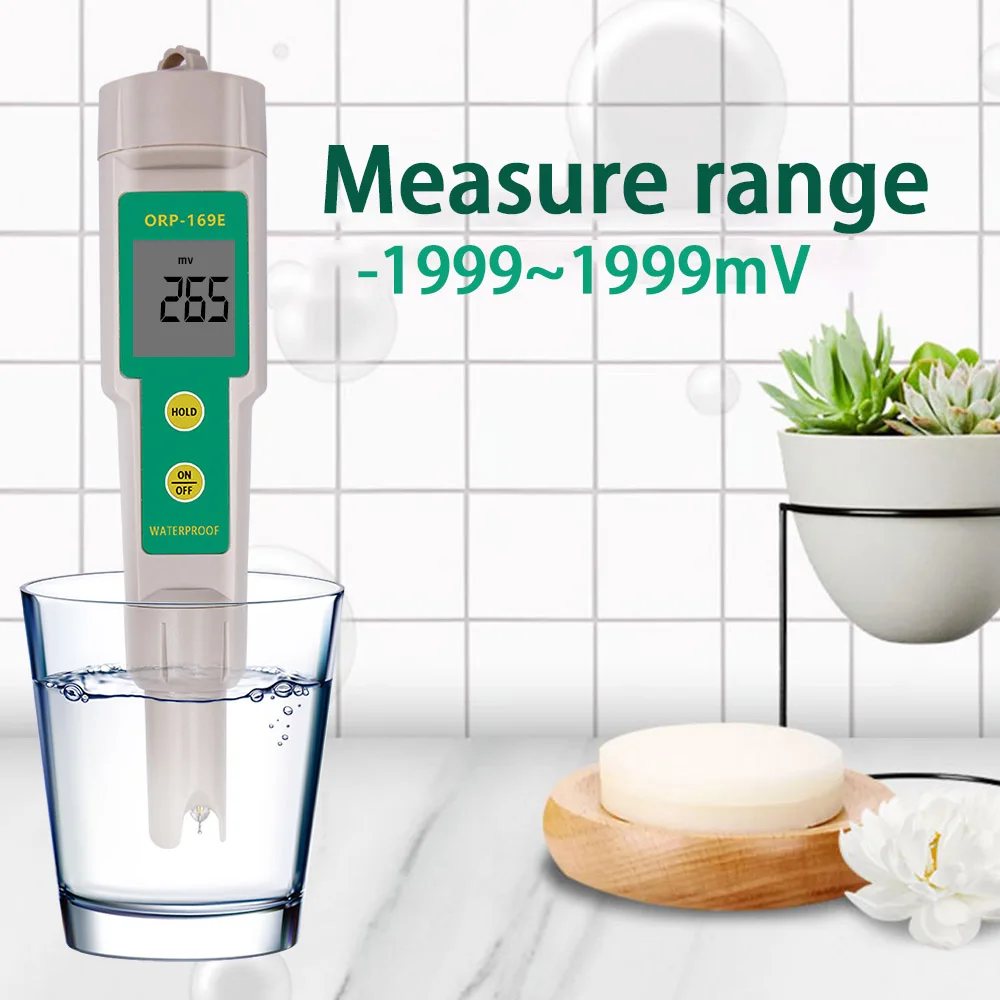 

Portable Water Quality Analyzer ORP Tester Waterproof Water Monitor Meter Detachable Digital Pen Tester For Aquariums Pool