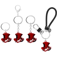persona 5 phantom logo keychain metal red magic hat pendant car key rings game persona car accessories jewelry gift for men