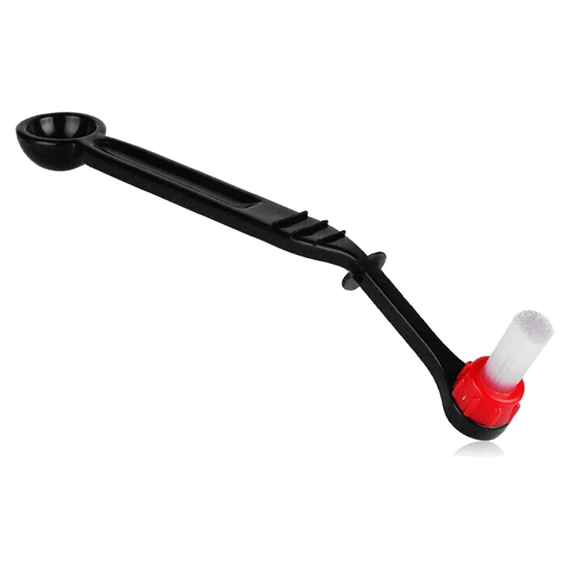 

Coffee Brush,1 Piece Nylon Coffee Brush with 2 Replaceable Brush Heads Coffee Cleaning Tool for Home and Office