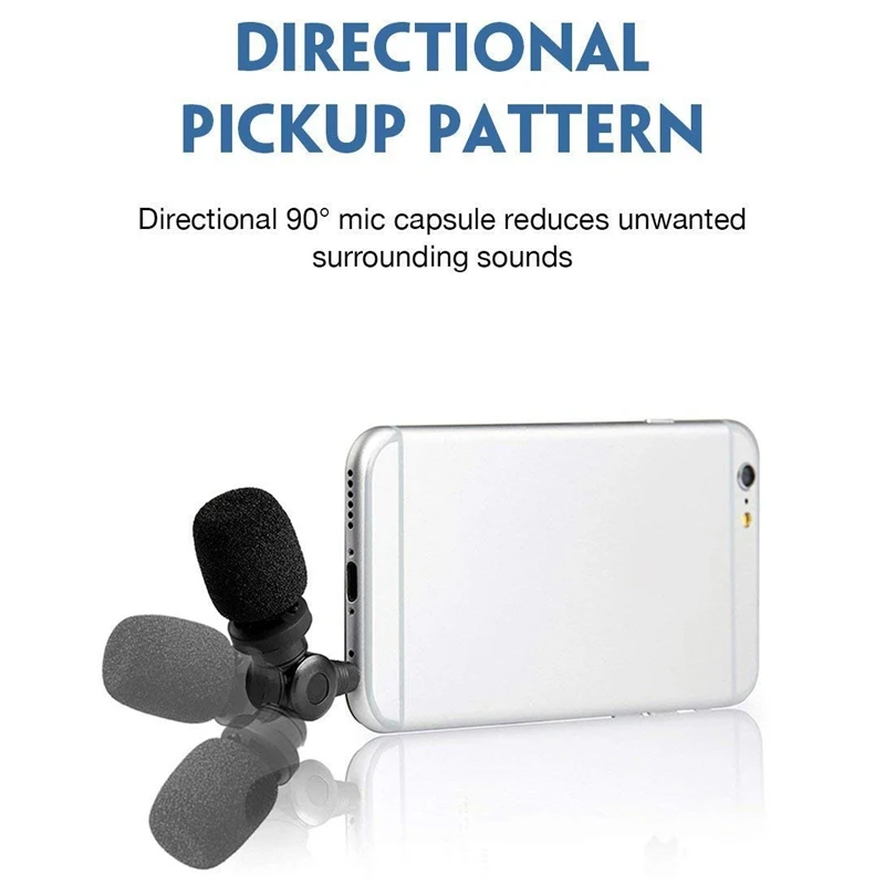 Saramonic Imic Compact Mini Directional Smart Microphone for Apple Iphone Samsung Huawei Htc Smartphones Recorder Mic | Электроника