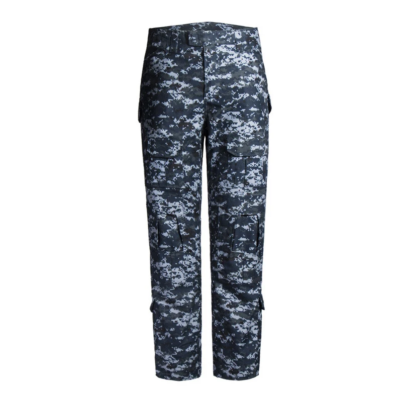 Ocean Camo Мужские тактические брюки для страйкбола, военные длинные брюки BDU - Цвет: Ocean Camo