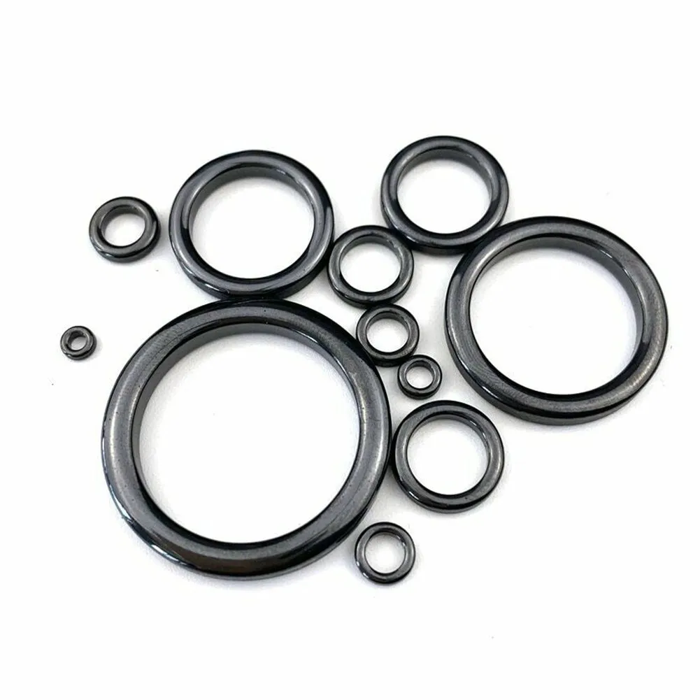 5pcs Fishing Rod Wire Loop Repair Ceramic Ring Guide Eye Road Sub Pole Sea DIY Accessories | Спорт и развлечения