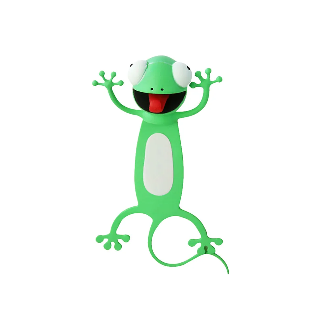 

1PC Creative 3D Three-dimensional Cartoon Many Different Bookmarks Cute Weird Animal Bookmark Student Toy Gift Learning Bookmark